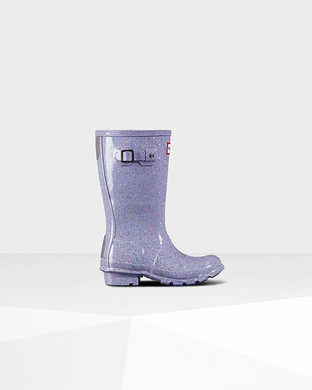 Kids Hunter Rain Boots Purple - Original Big Giant Glitter - 8543209-LE